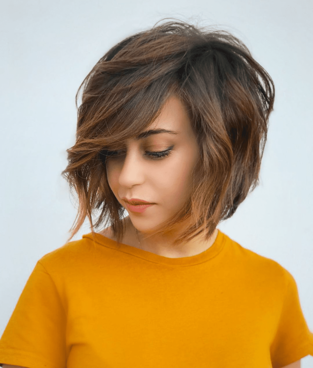 Embrace the Edgy Chic with a Choppy Bob Hairstyle