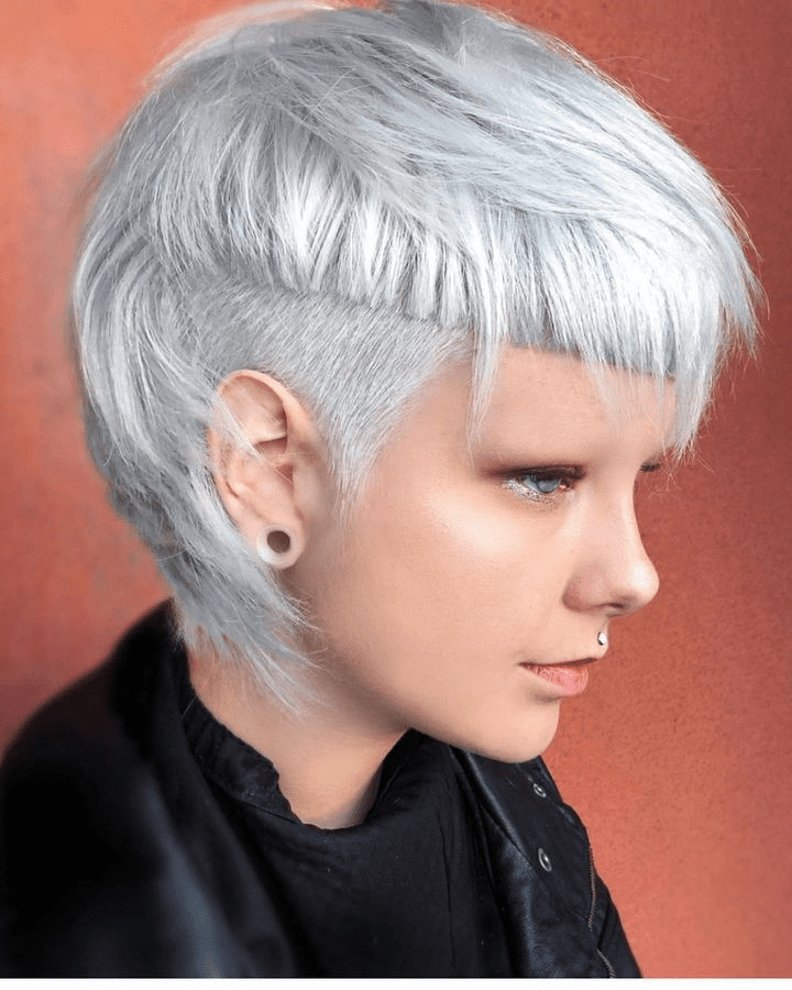 Unleash your Bold Style with the Silver Platinum Undercut