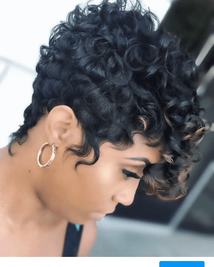 Rocking the Avant-Garde Twist with Bold Curls Tapered Sides in 2024