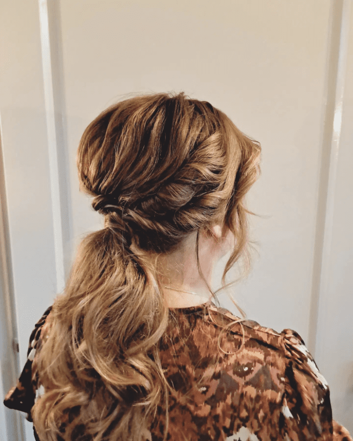 Boho Braid Ponytail Whimsy