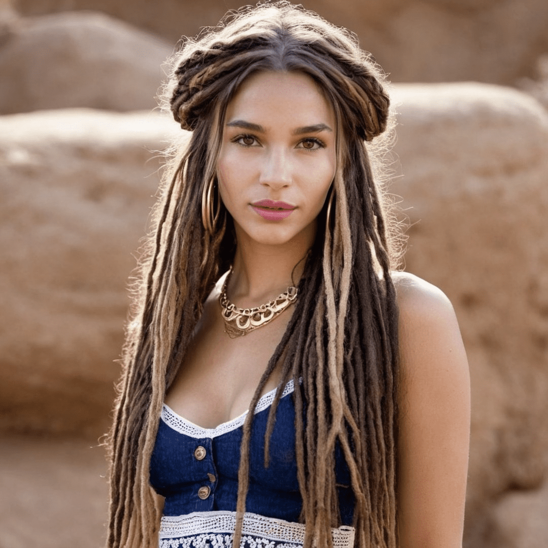 Boho Dreadlock Cascade