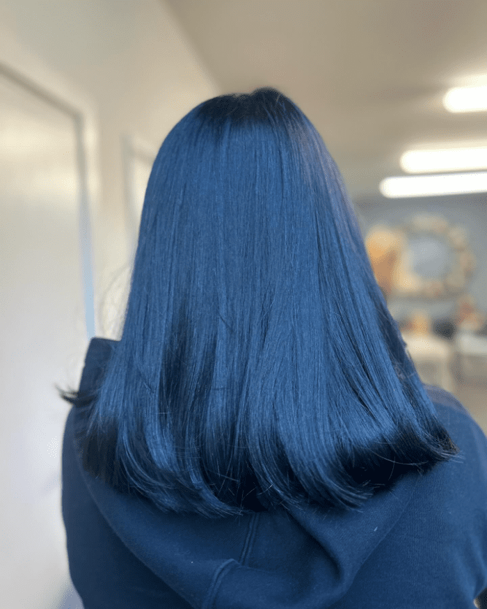 Bold Blue Cut