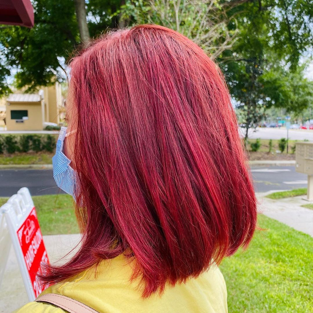 Bold Burgundy Bob Brilliance