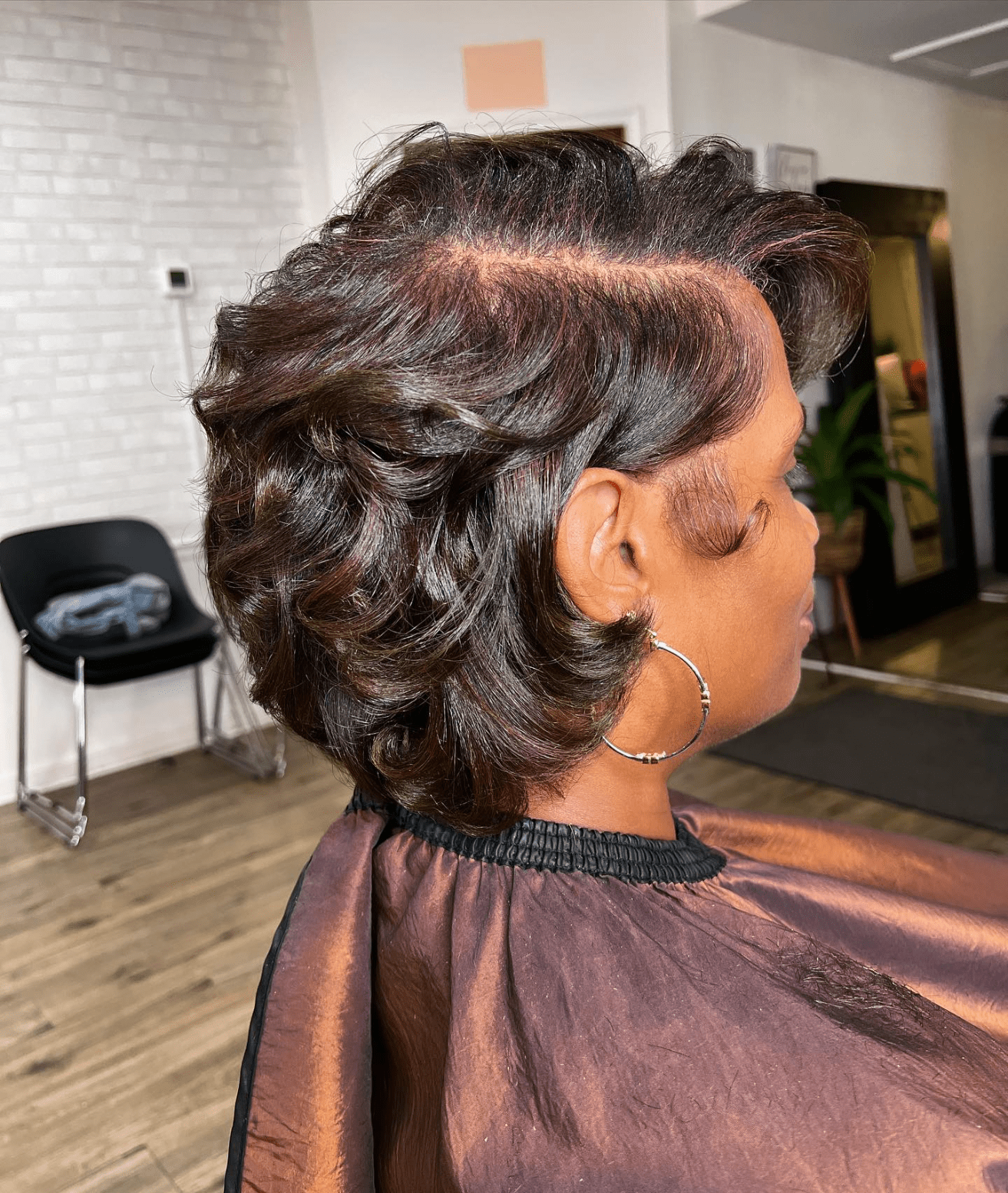 Bouncy Textured Bob Glam