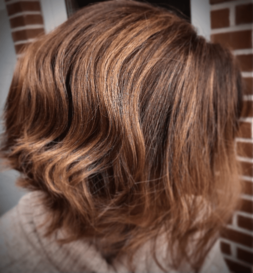 Caramel Highlights for a Natural Brown Upgrade