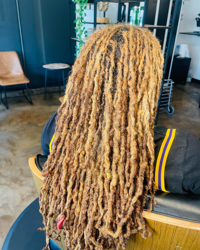 Caramel Honey Locs Fusion