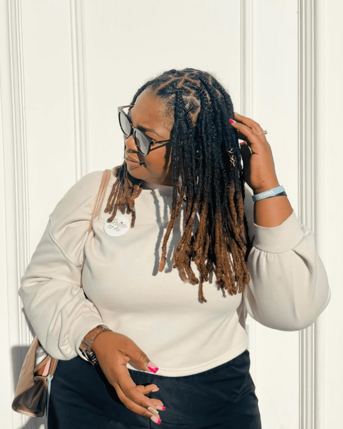 Caramel-Tipped Locs 