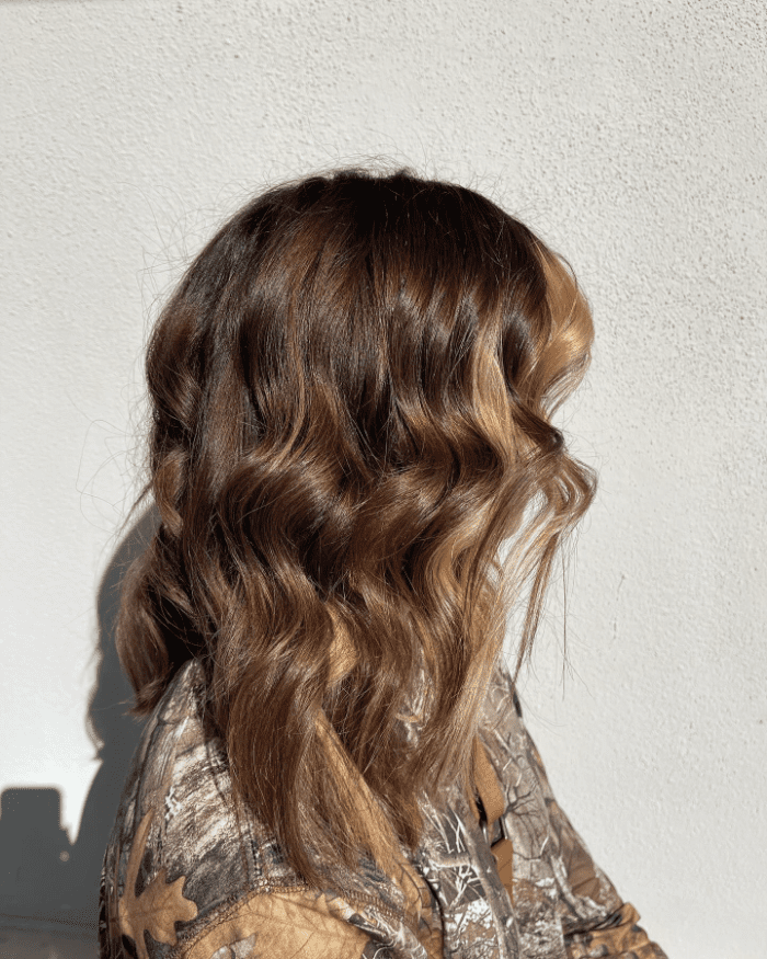 Cascading Caramel Curls