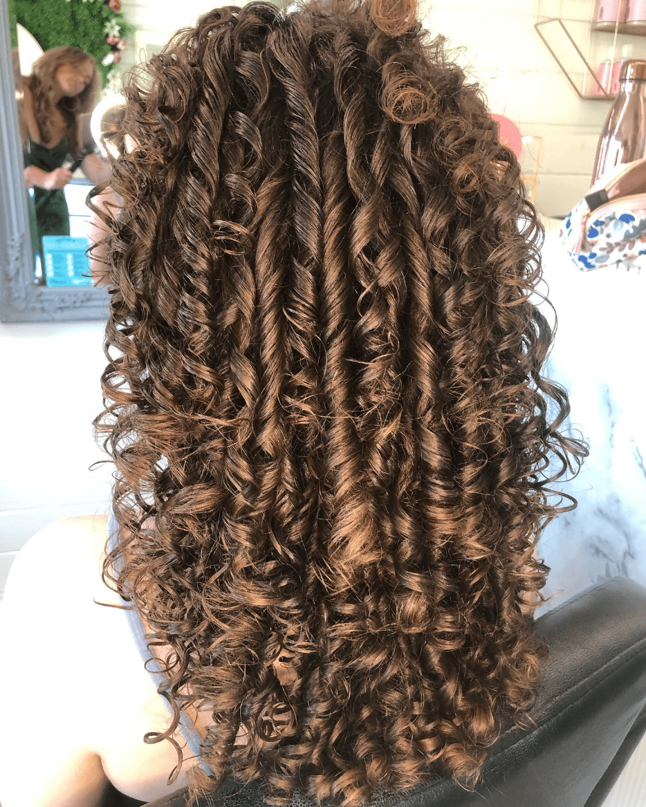 Cascading Chocolate Curls