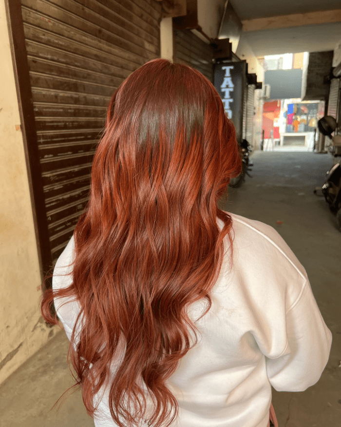 Chocolate Red Hair with Soft Curves