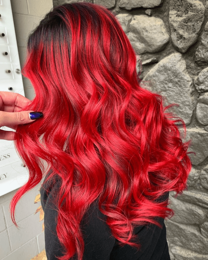 Crimson Flame Curls