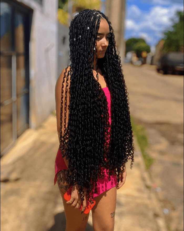 Effortlessly Chic Knotless Braids