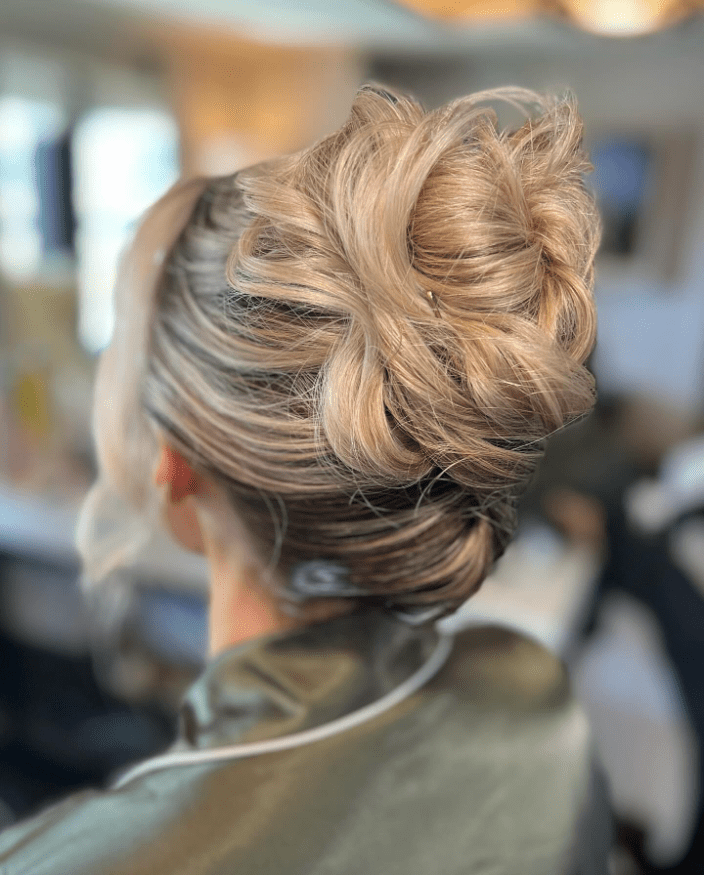 Effortlessly Curls Updo