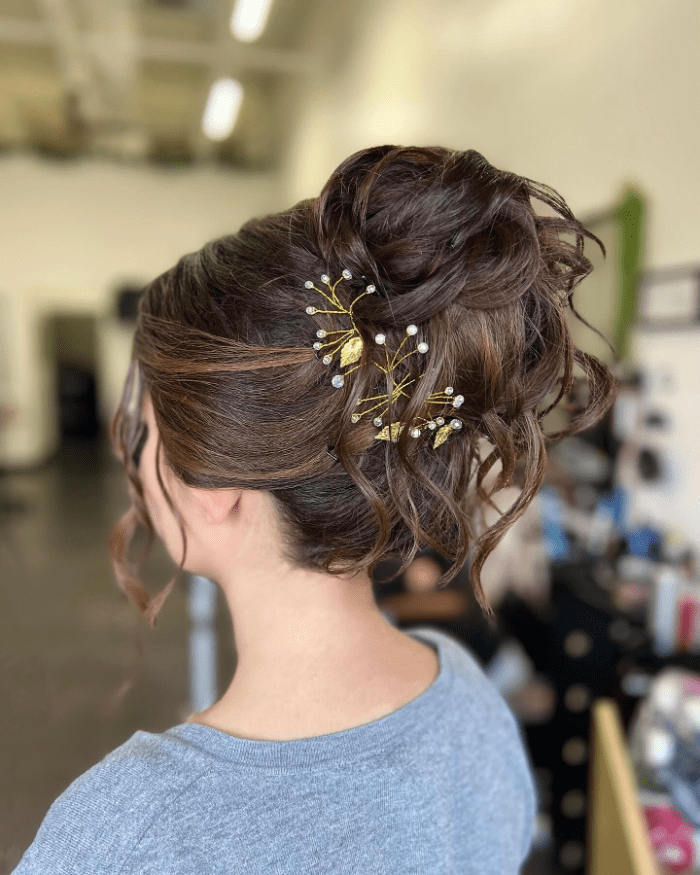 20 Must Try Curly Updo Hairstyles In 2024   Enchanted Curl 