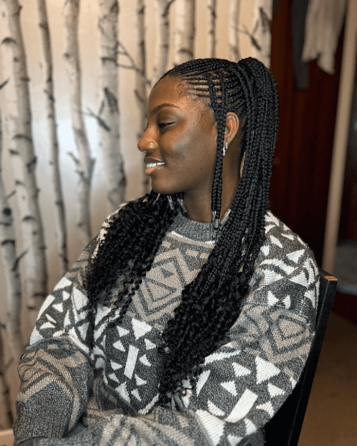 Fulani Elegance in Braids