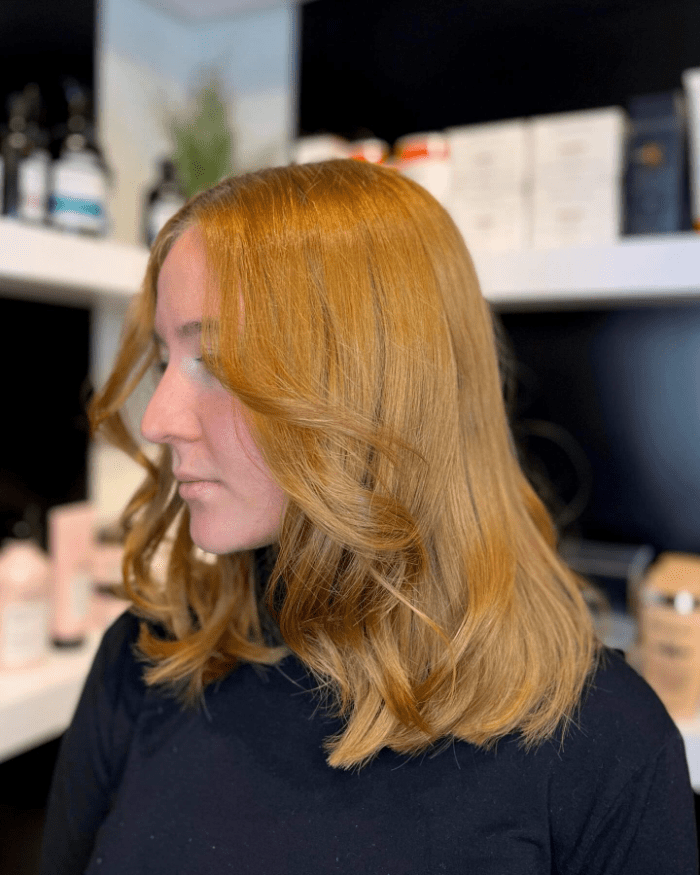 Layered Ends and Beachy Golden Blonde Highlights