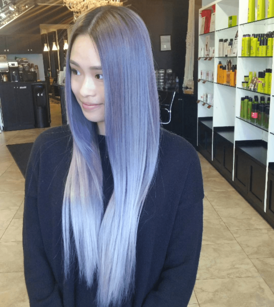Metallic Ombre Transition