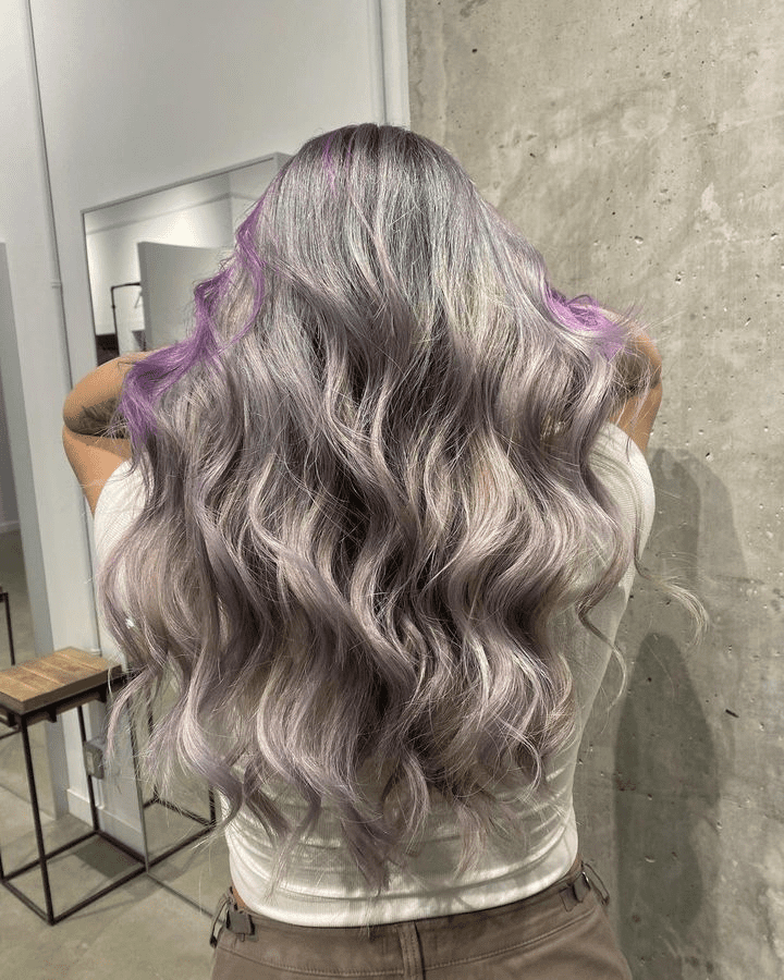 Metallic Purple Cascade