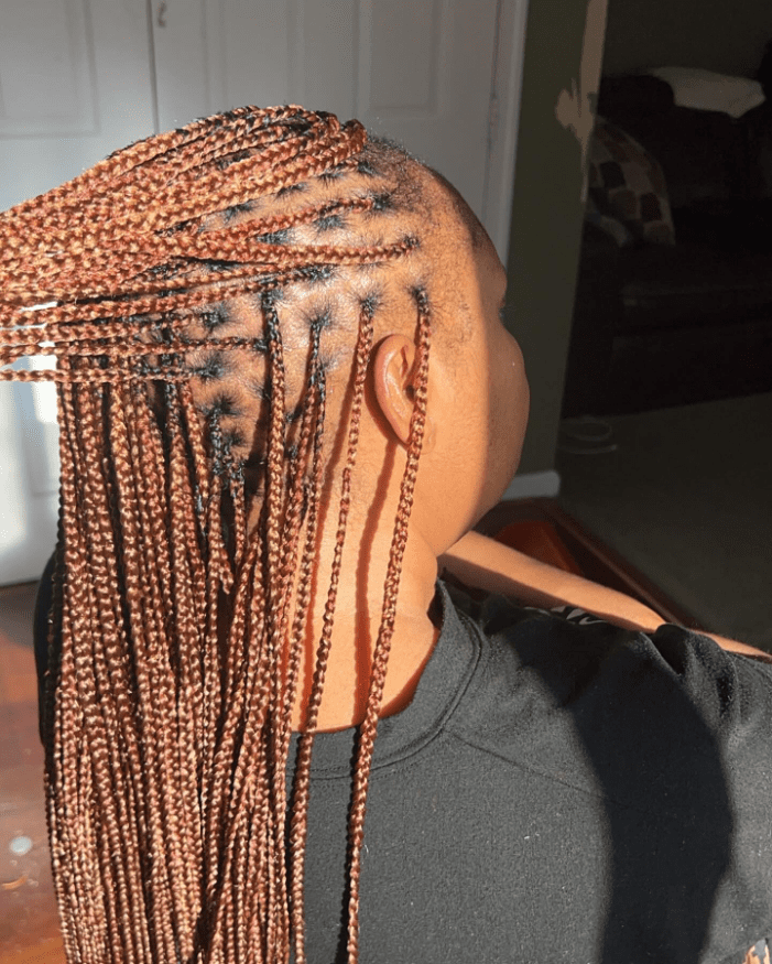 Ombré Knotless Braids