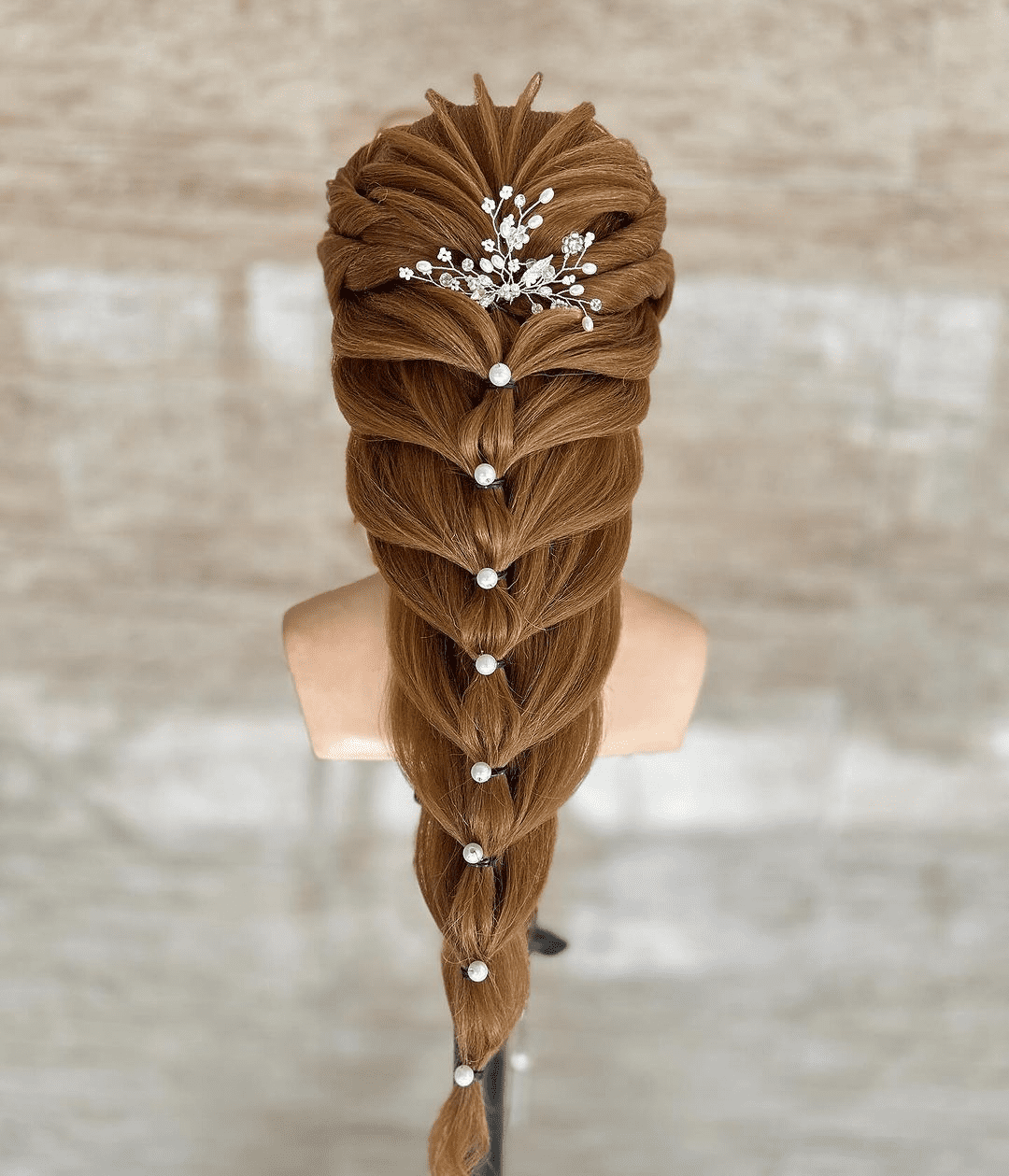 Pearls and Braids Elegance