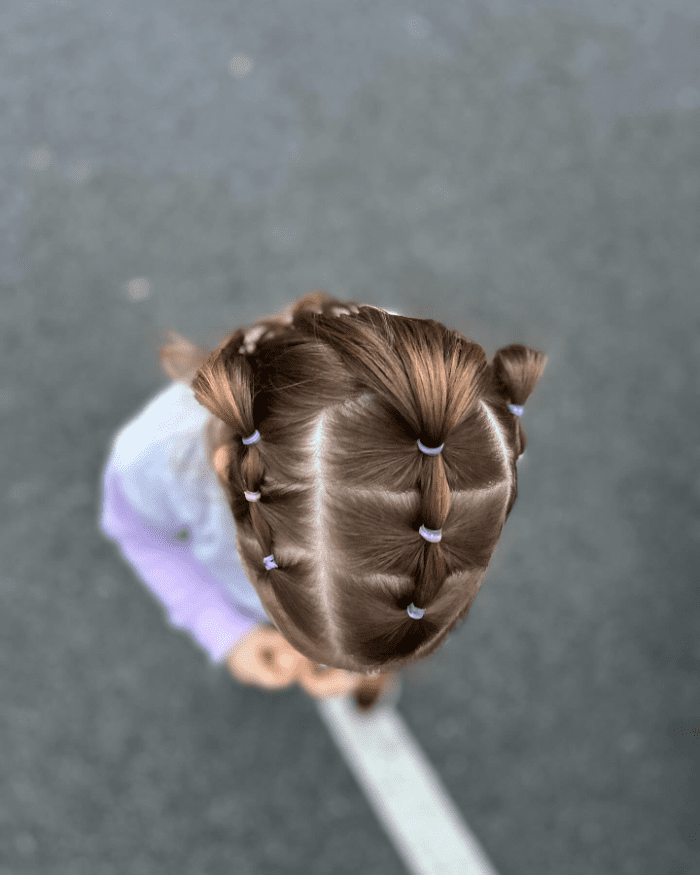 Playful Pigtails in Purple
