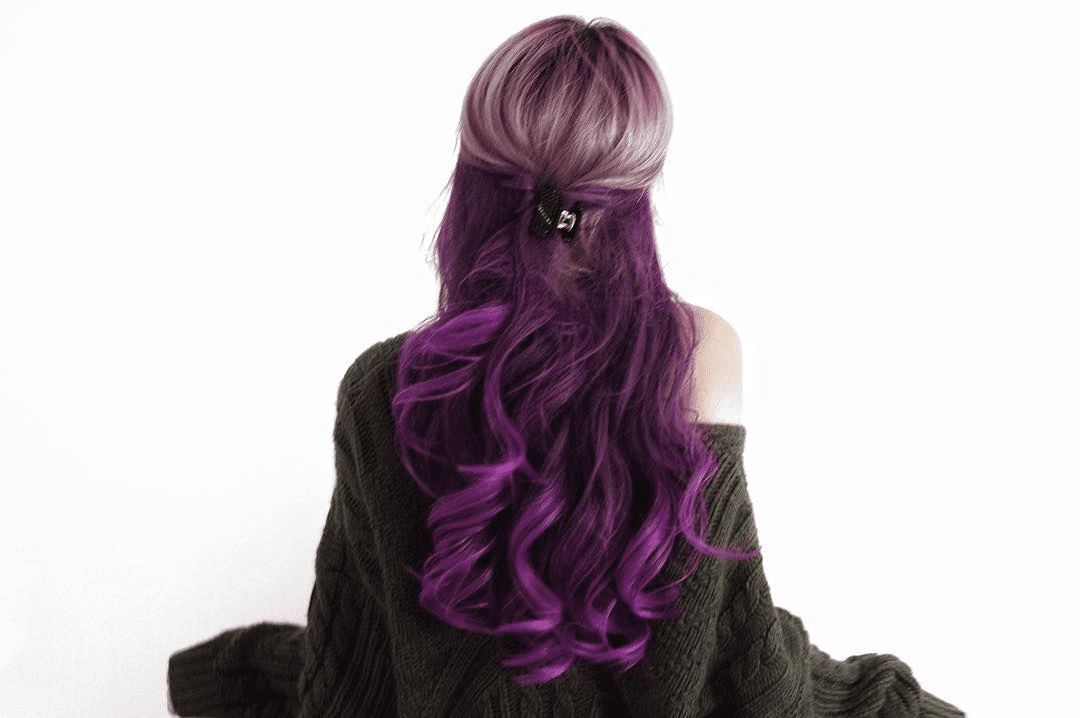 Purple Cascade Elegance