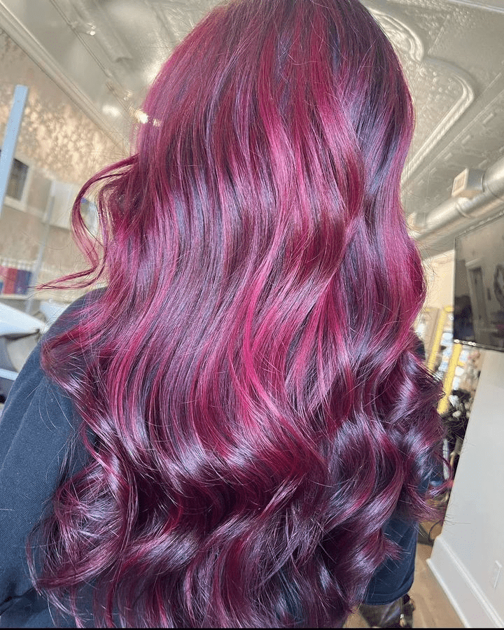 Radiant Red Waves Trend