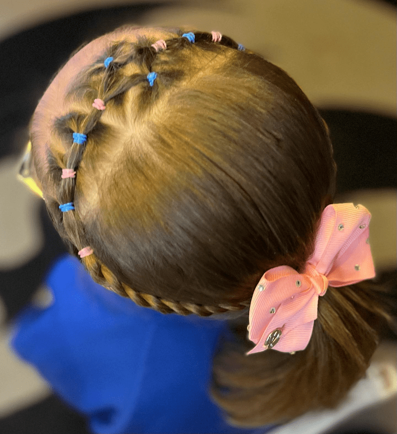 Rainbow Crown Braid Charm