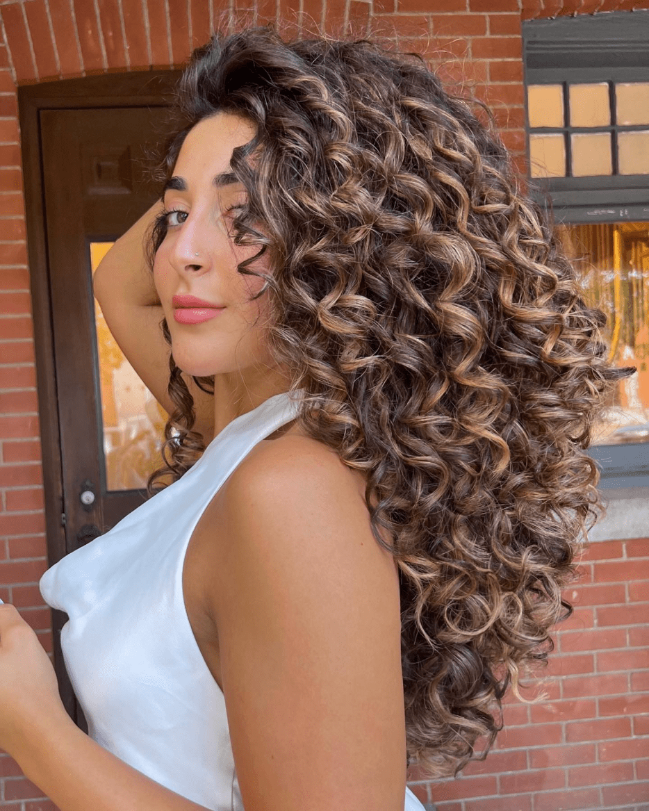 Refined Curls of Elegance