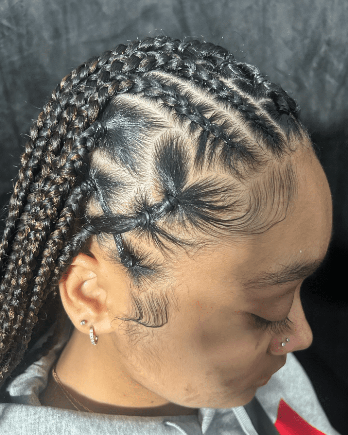 Simple Fulani Braids