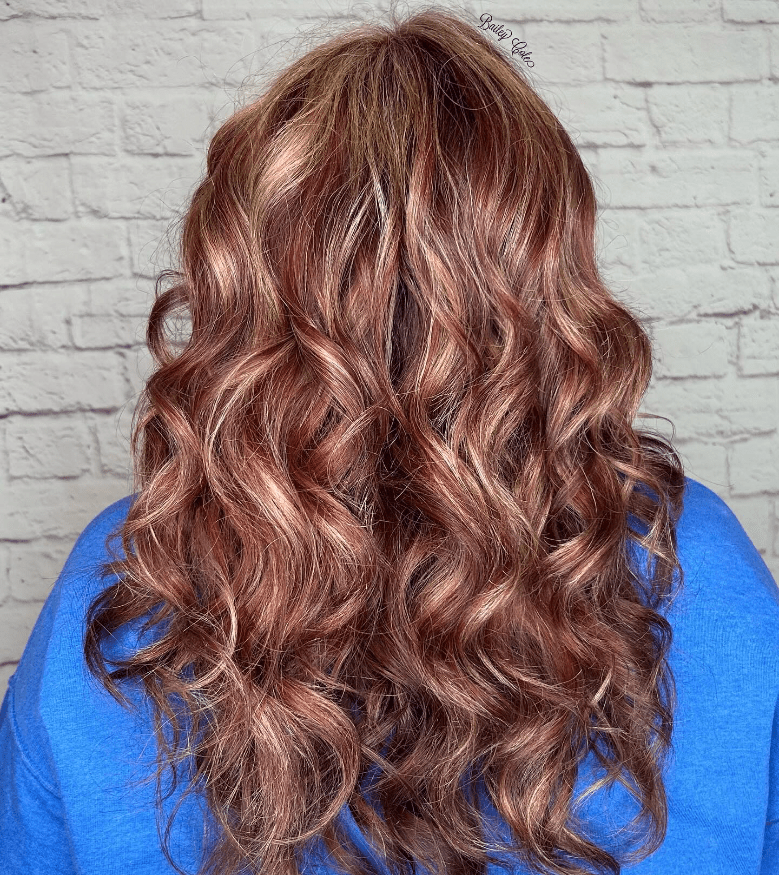 Spiced Chocolate with Subtle Blonde Highlights