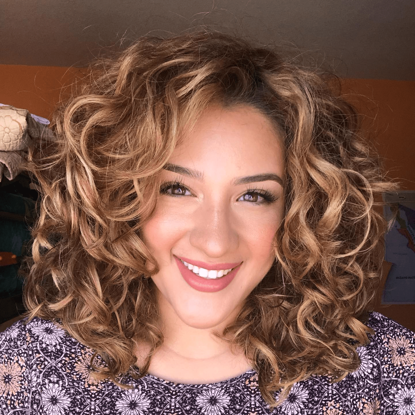 Sun-Kissed Bouncy Curls