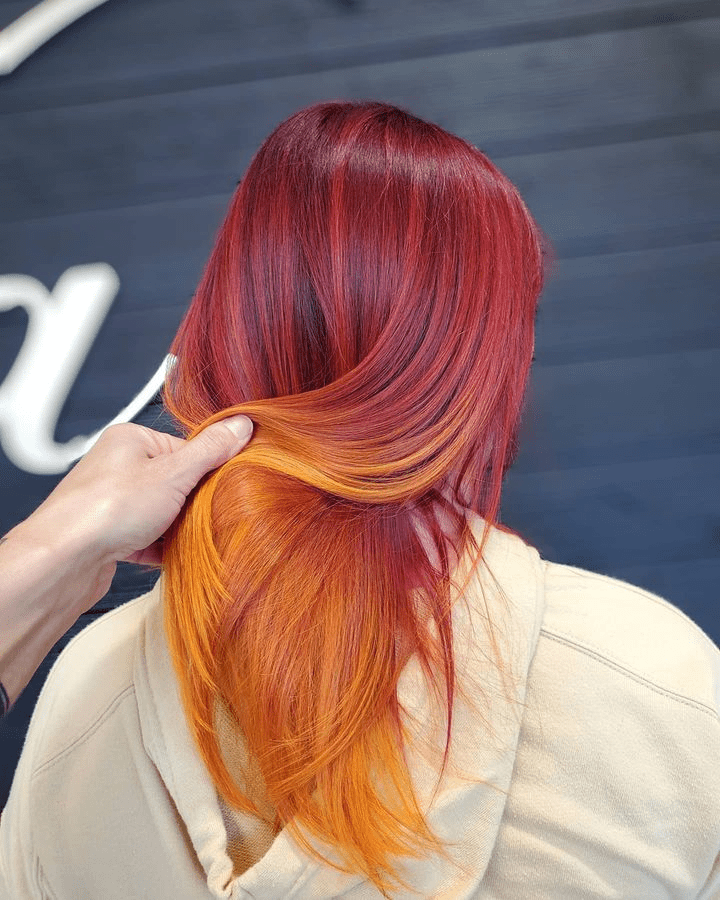 Sunset Blaze Ombre