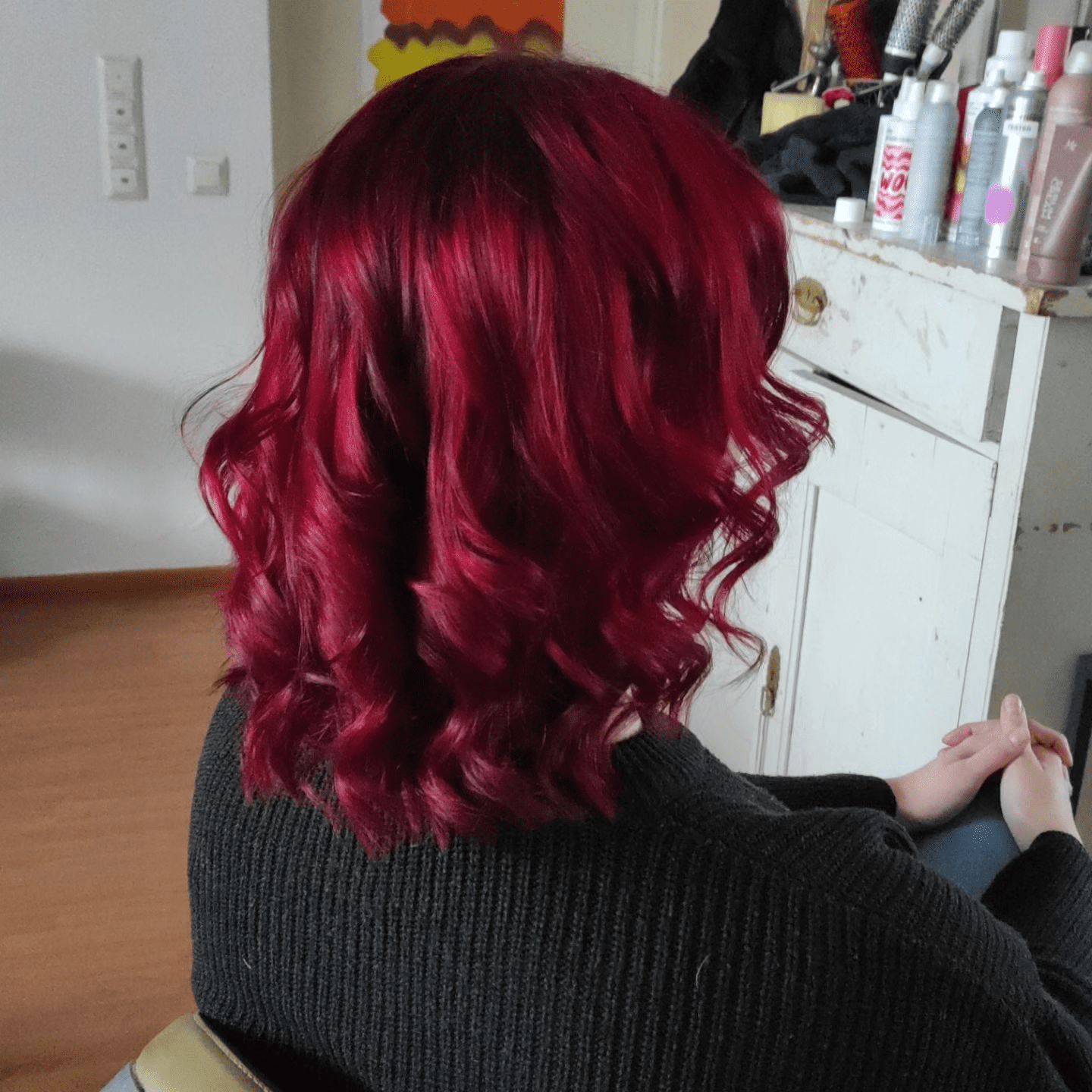 Vibrant Cherry Curls Magic