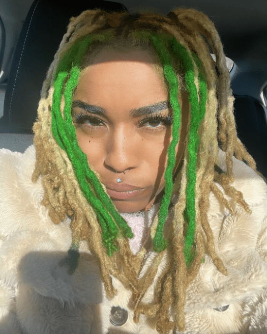 Vibrant Green Locs