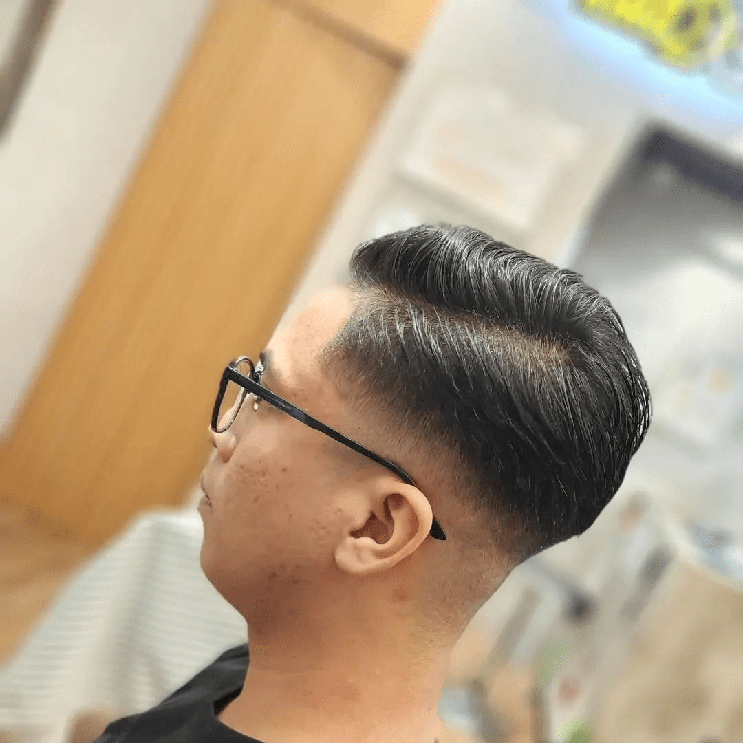 Asian Pompadour Elegance Redefined