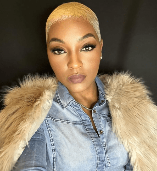 Bold Blonde Pixie Twist