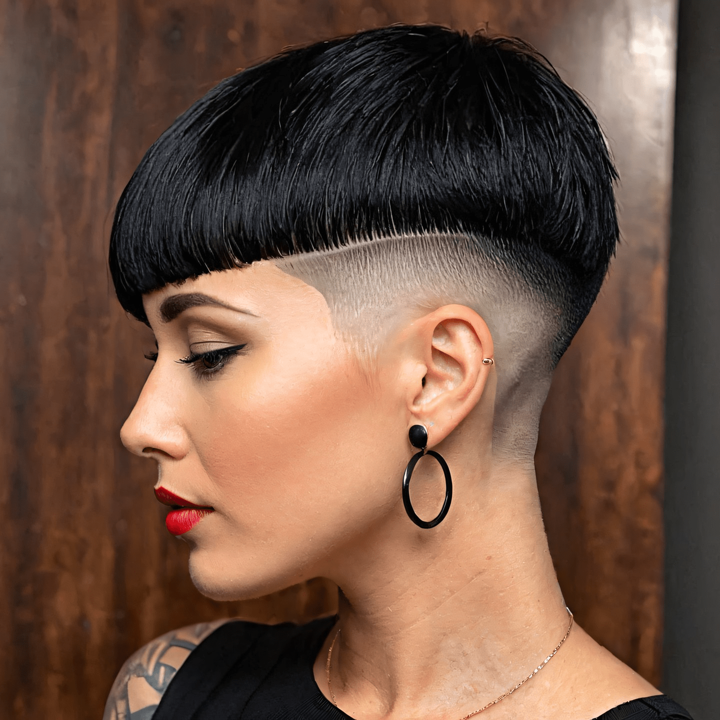 Bold Undercut Contrast