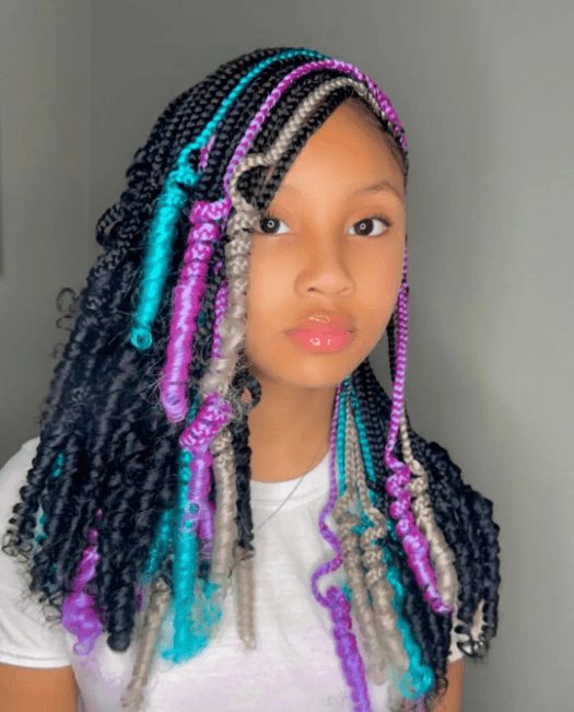 Braids, Beads, and Playful Curls