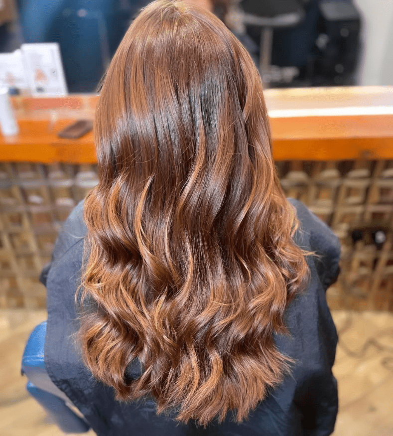Classy Brown Waves