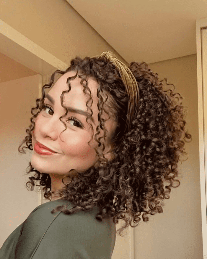 Curls with Golden Grace