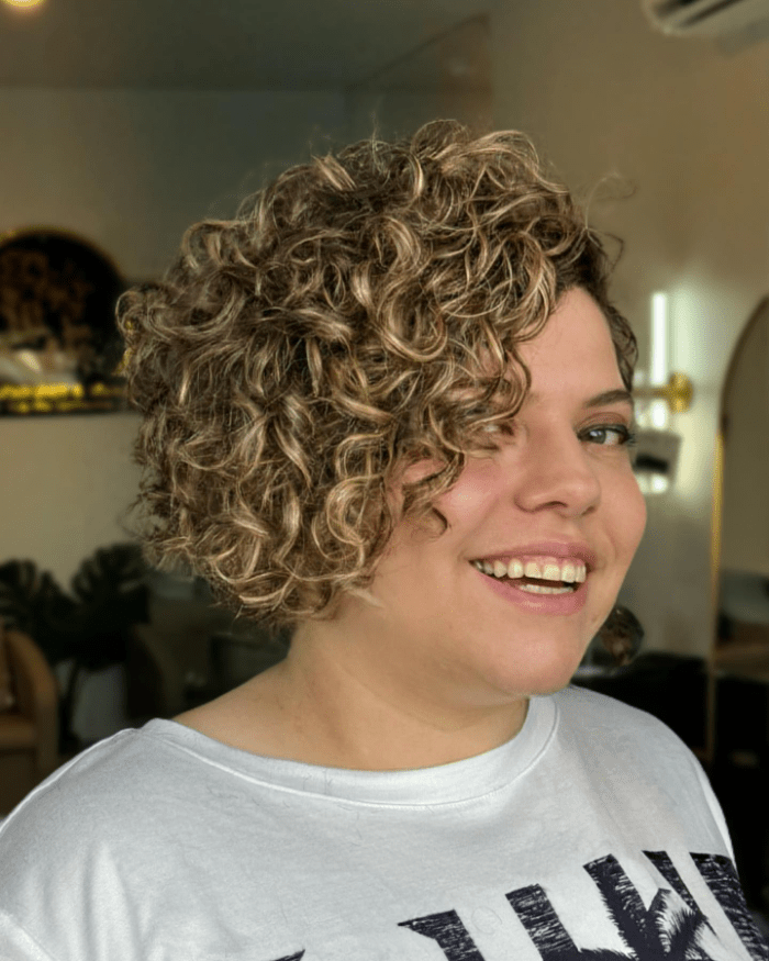 Curly Pixie Playfulness
