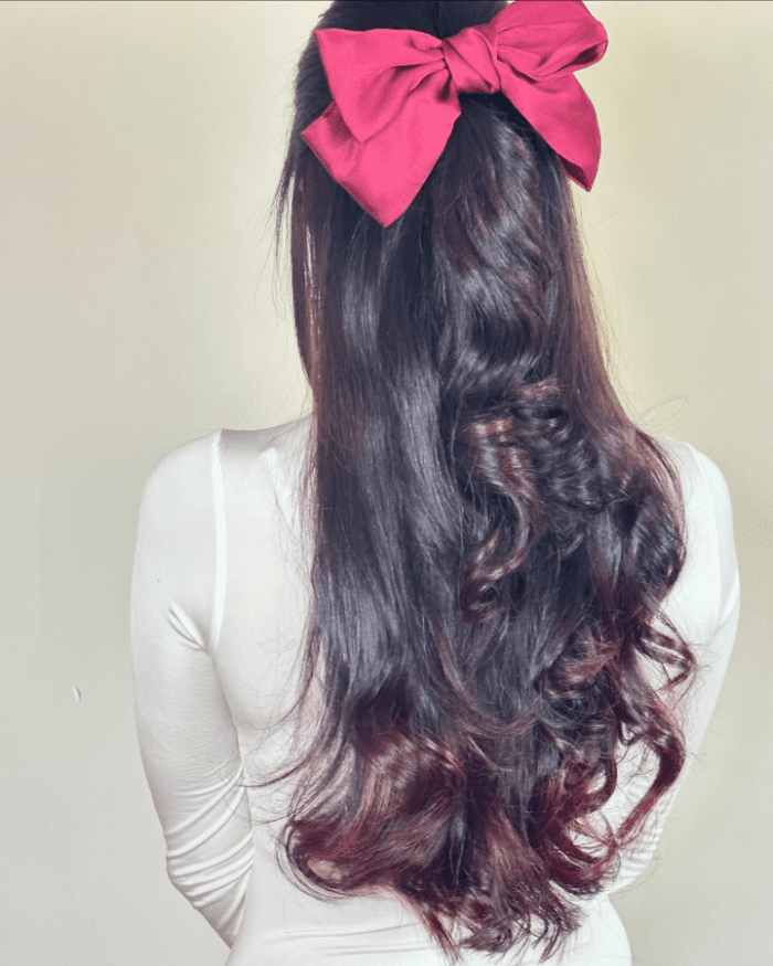 Cute Curls with Charming Bows