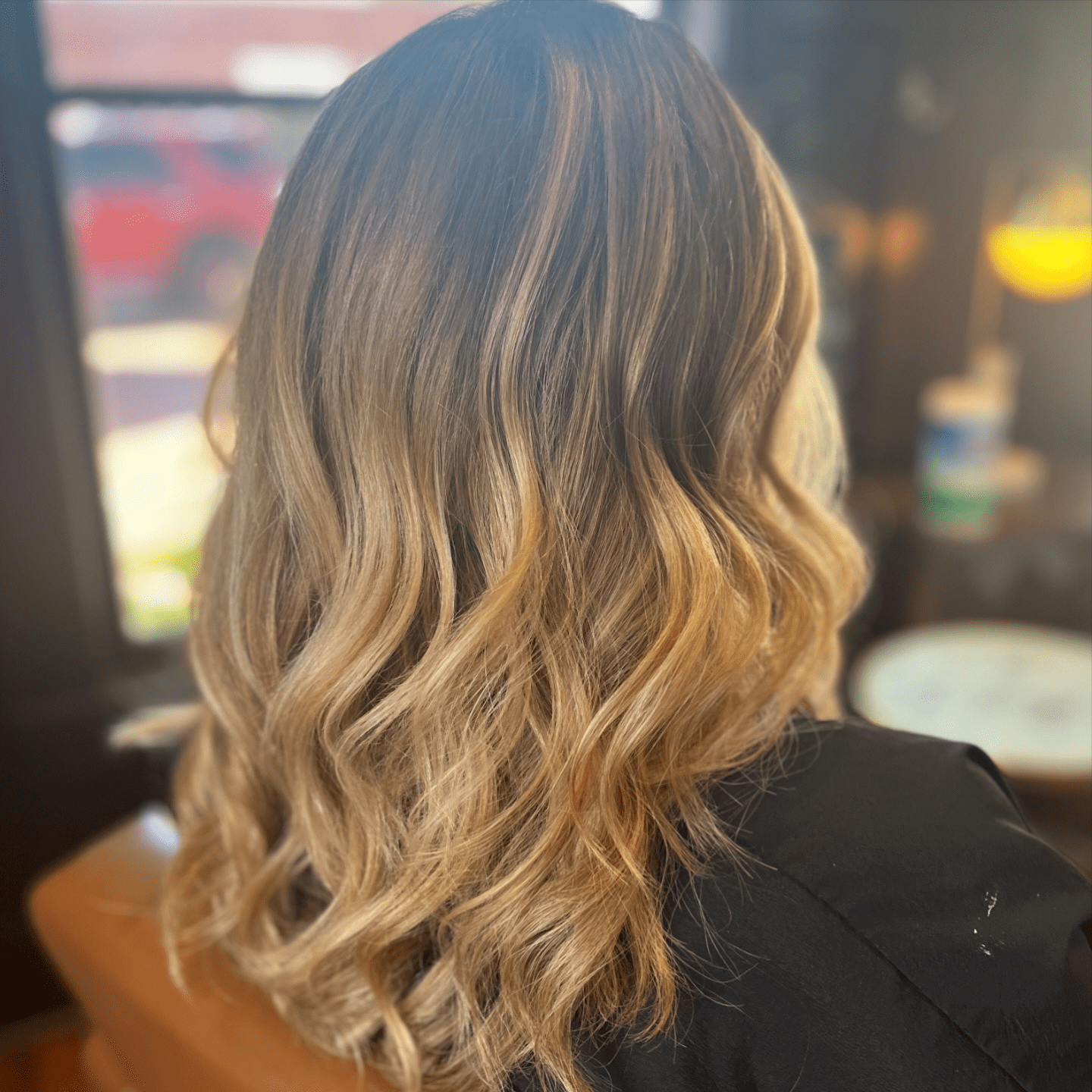 Dark to Light Blonde Waves