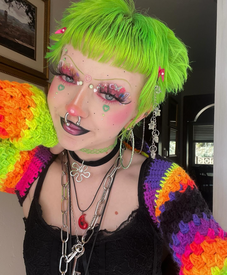 Electric Lime Sass Bob