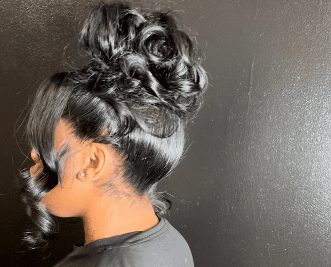 Elegant Tousled Bun Elegance