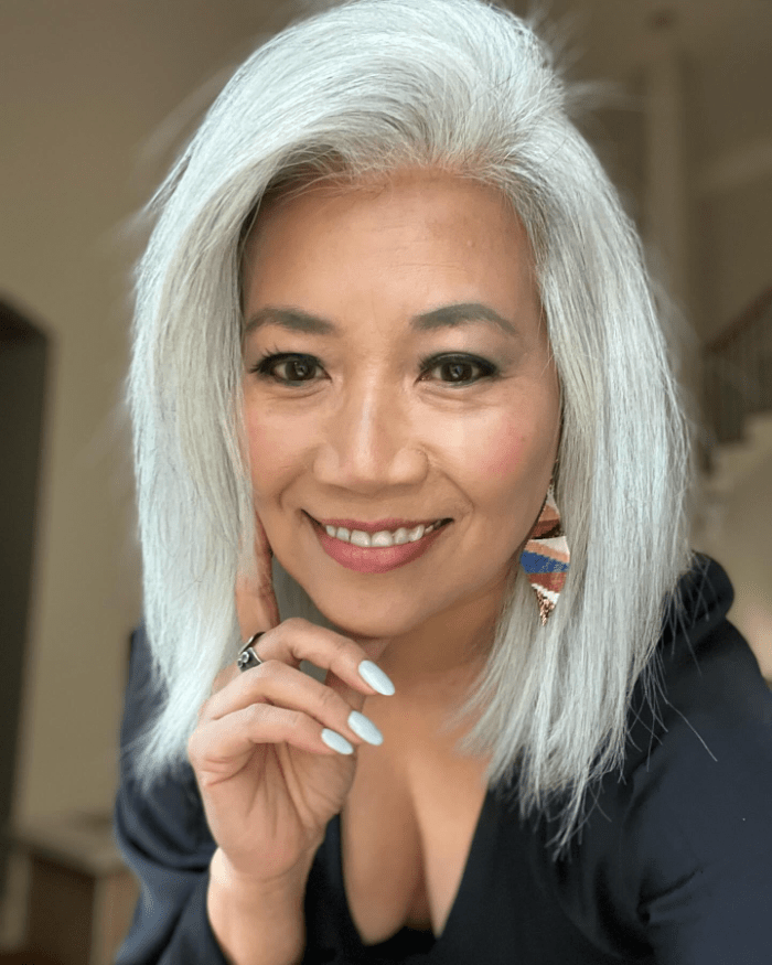 Empowered Elegance Platinum Bob