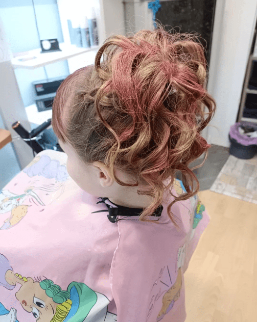 Enchanted Strawberry Crown Curls