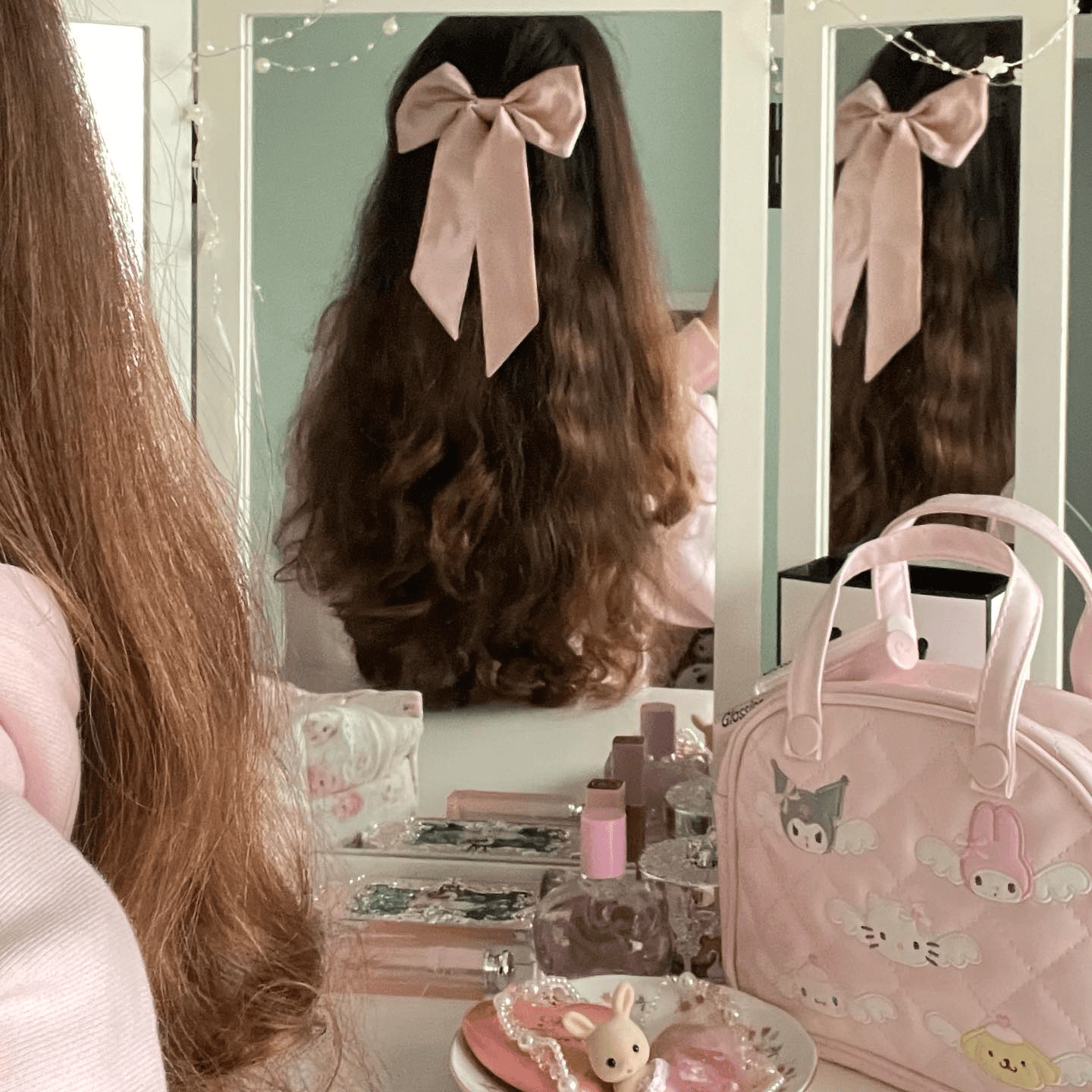 Flirty Curls and Pastel Bows