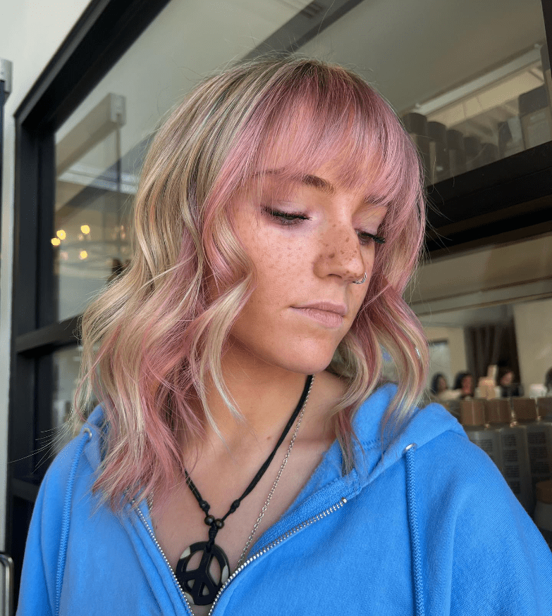 Full Highlight and A Pink Halo Style